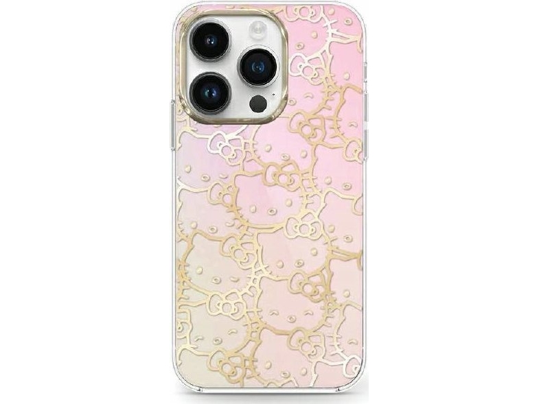 Sourcing Hello Kitty Hkhcp15xhchpep Iphone 15 Pro Max 6.7" Pink/Pink Hardcase Iml Gradient Electrop Crowded Kitty Head
