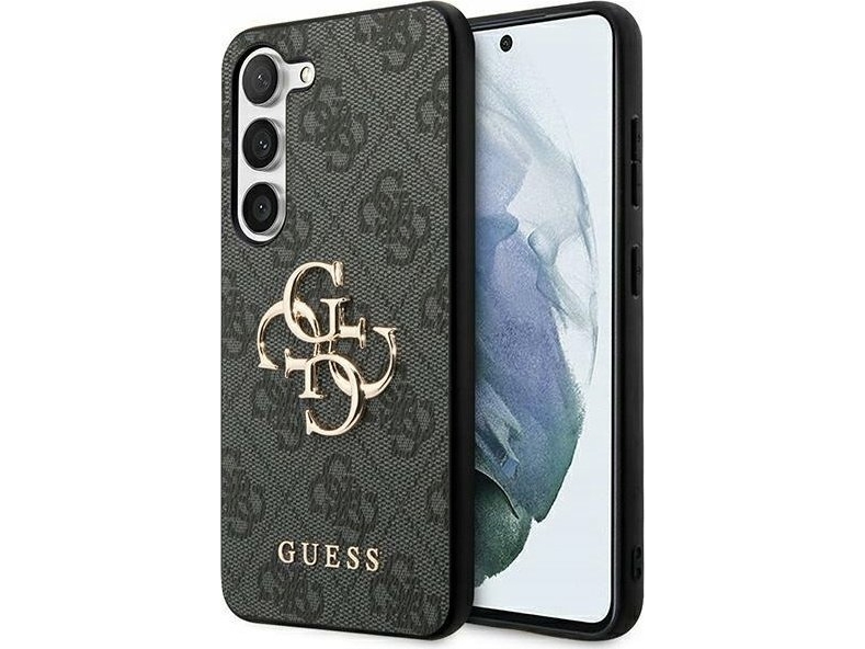 Guess 4G Big Metal Logo – Dėklas Skirtas Samsung Galaxy A55 5G Juodas
