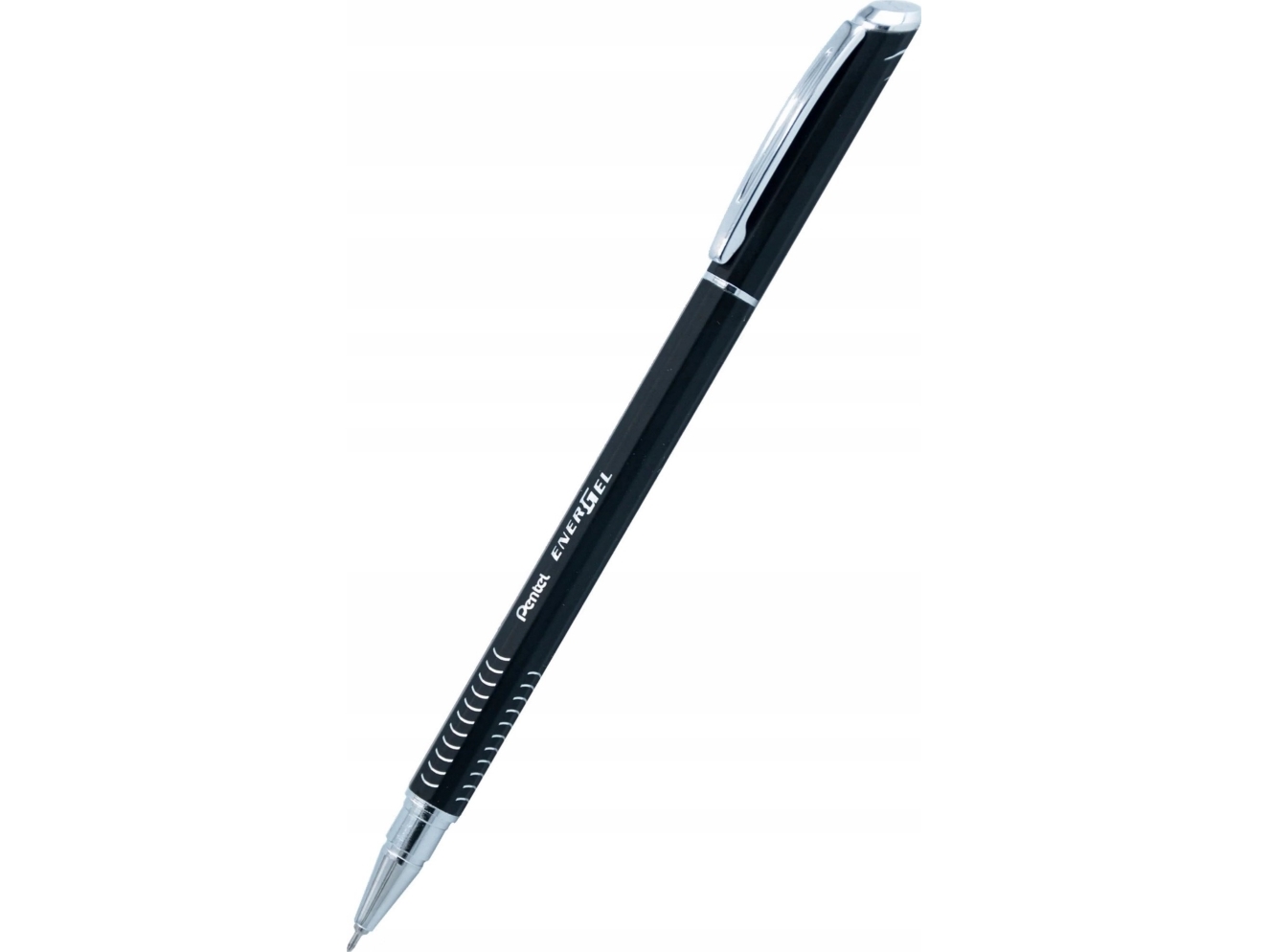 Pentel Energel Bln455 Kuglepen (Blå Refill) Sort, Sort