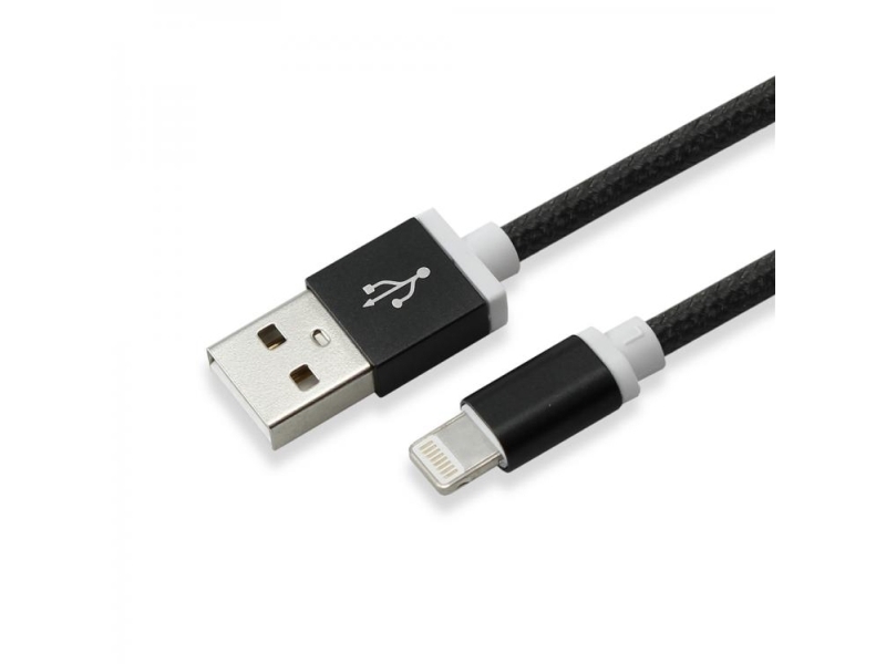 Sbox Iph7-B, Sort, Usb A, Lightning, 1,5 M, Hanstik, Hanstik