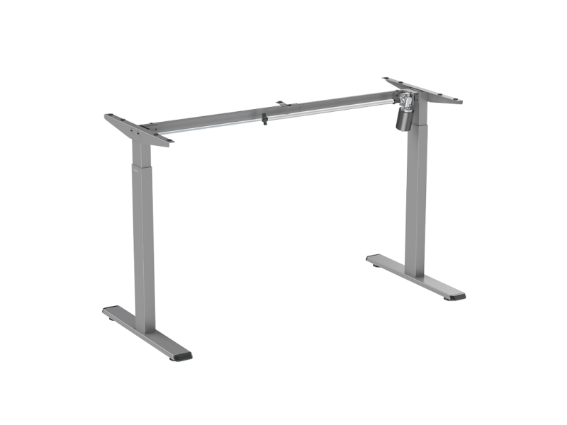 Logilink Sit-Stand Desk Frame, Single Motor, Easy-Use Controller, Grey