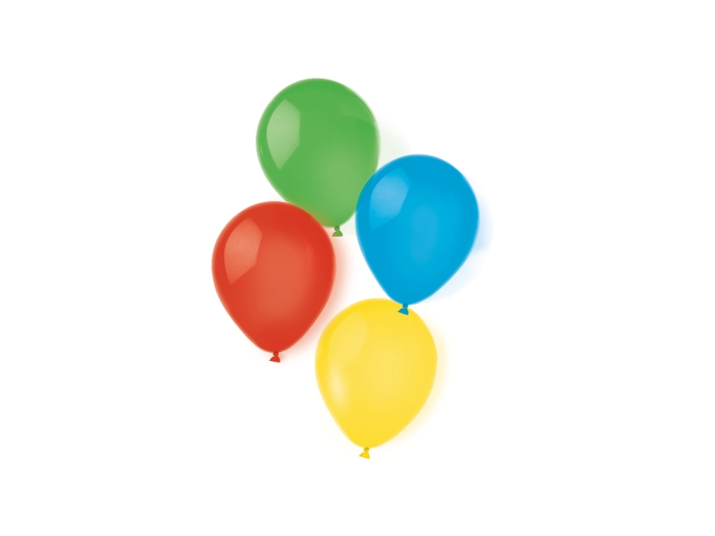 Amscan 6435, Spielzeugballon, Latex, Mehrfarbig, Oval, 20,3 Cm, 10 Stück(E)