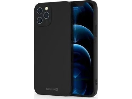 Dėklas Swissten Soft Joy Iphone 12/12 Pro Cover - Juodas