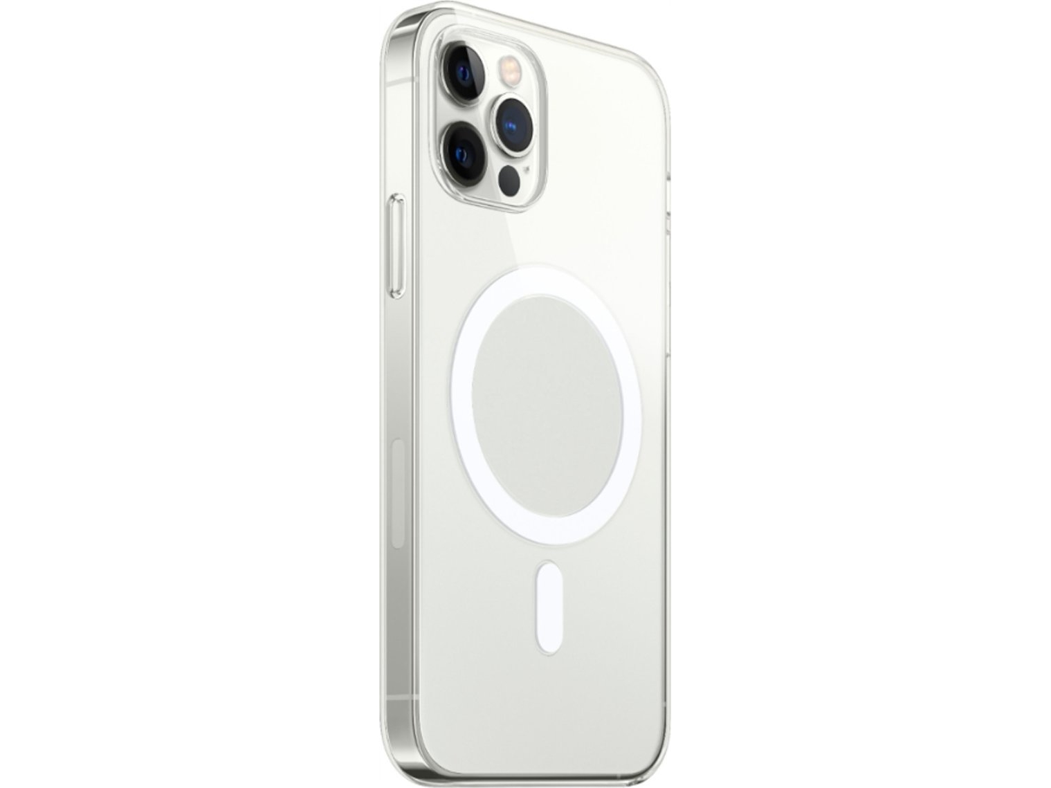 Dėklas Swissten Clear Jelly Magstick Apple Iphone 12 / 12 Pro Skaidrus