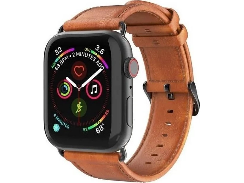 Dux Ducis DUX DUCIS YA läderarmband för Apple Watch 38 / 40 / 41 mm brun | Sport & Träning - Tillbehör - Smartklockor | GameStuff
