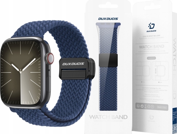 Dux Ducis Dux Ducis Mixture Pro Geflochtenes Armband Für Apple Watch 38 / 40 / 41 Mm Blau