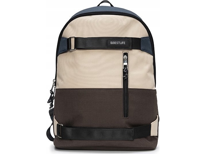 Bestlife Notebook-Rucksack 14.1", Col-Skate, Braun, Polyester, Bestlife