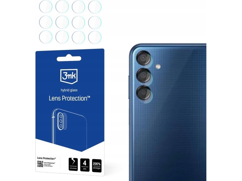 3Mk Hybridglas Für Kameraobjektiv 3Mk Objektivschutz Für Samsung Galaxy M15 5G [4 Pack]