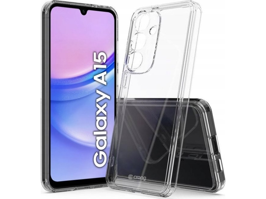 Crong Crong Crystal Shield Skydd Samsung Galaxy A15 5g Fodral Transparent