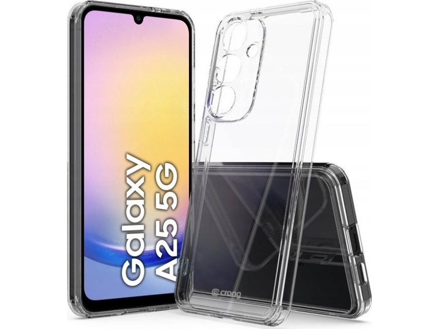 Crong Crong Crystal Shield Skydd Samsung Galaxy A25 5g Fodral Transparent