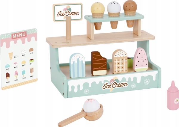 Tooky Toy TOOKY TOY Isbod af træ Isbutik