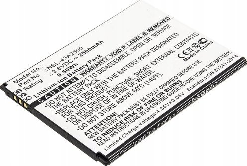 Cameron Sino batteri akkumulator Type Tp-link Neffos Nbl-43a2500 Do C7s Tp7051a Tp7051c / Cs-tpc720sl