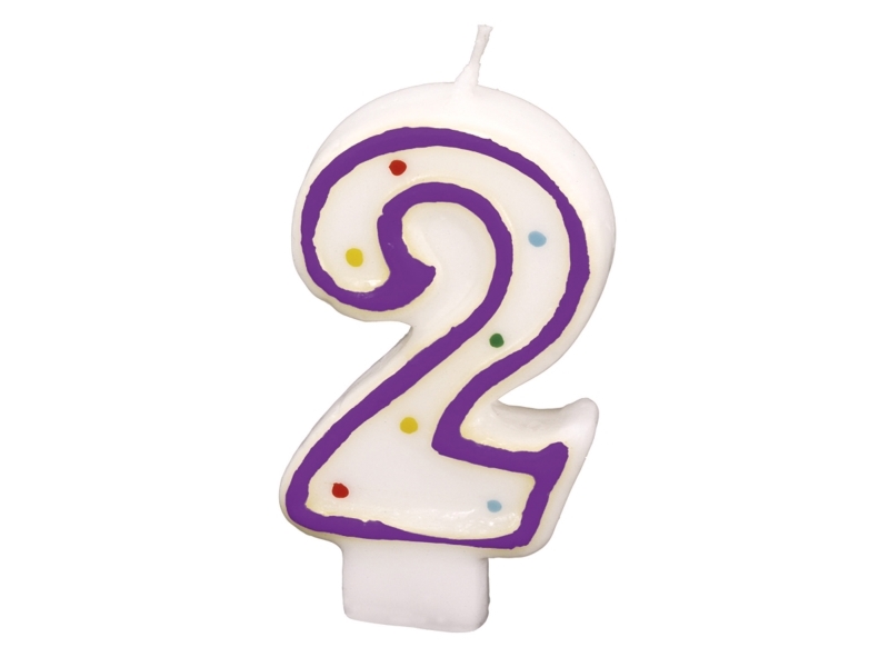 Amscan 550282, Flerfarvet, 1 stk, Candles, 73 mm