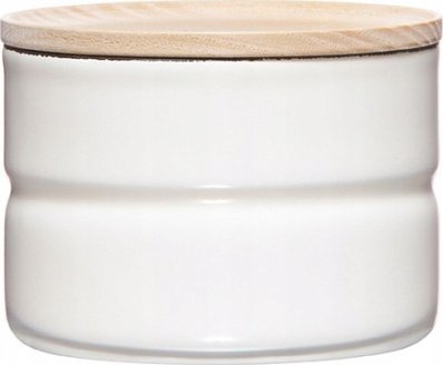 Riess køkkenbeholder med trælåg 0,2 l Pure White
