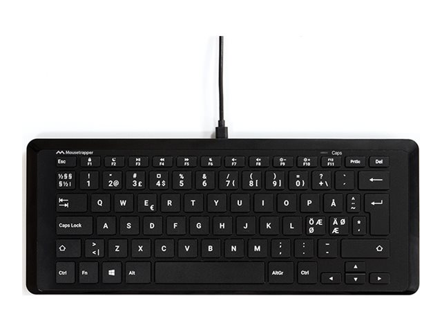 Mousetrapper Typ Mini - Tastatur - Usb-C - Qwerty - Nordisk