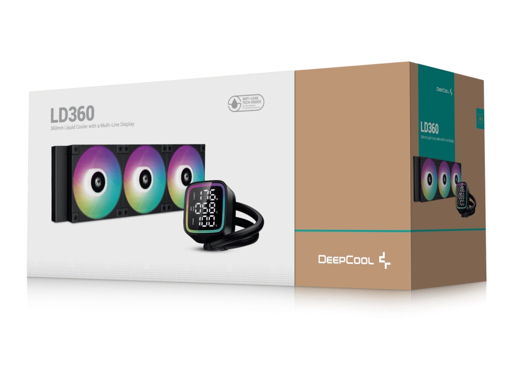 Deepcool Ld360 - Processors Flydende Kølesystem - Radiatorstørrelse: 120 Mm - (For: Lga1155, Lga1150, Lga1151, Am4, Lga1200, Lga1700, Am5) - 120 Mm -