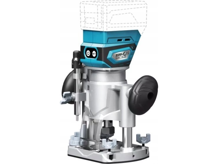 Dedra frezavimo staklės VIRŠUTINĖS VELNĖS FREZĖS STAKLĖS 18V 0*AH SAS+ALL