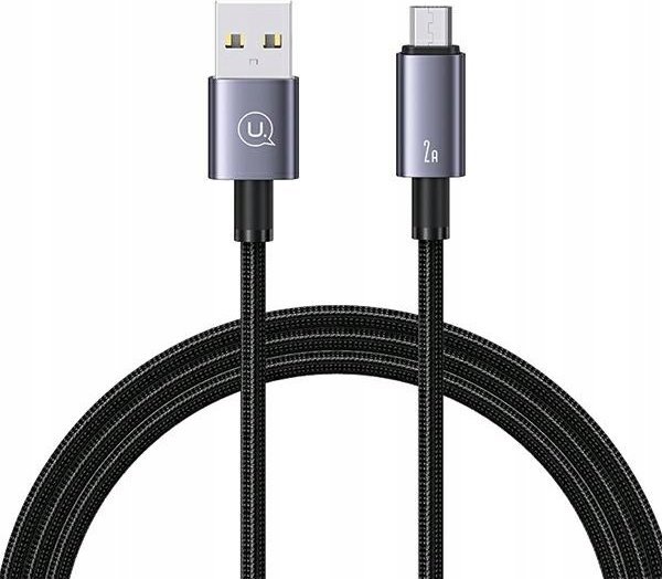 Usb-Kabel Usams Usb-A Auf Microusb 1,2 M Schwarz (Usa1050)