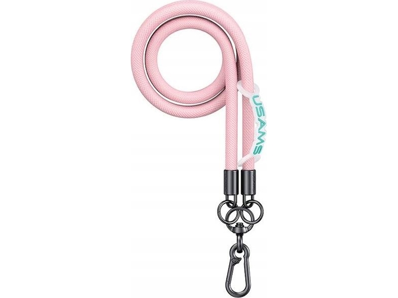 Usams Universal Phone Lanyard 1.2M Rožinės Spalvos Zb282gs03 (Us-Zb282)