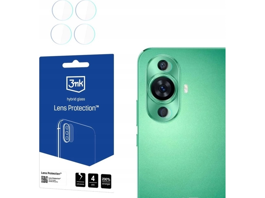 3Mk Hybrid Glas Für Kamera-Objektiv 3Mk Objektiv Schützen Huawei Nova 12 [4 Pack]