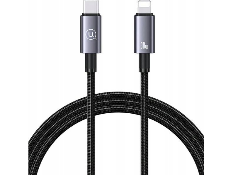 Usams-Kabel Usb-C Til Lightning 30W 1,2 M Hurtig Opladning Sj662usb01 (Us-Sj662)