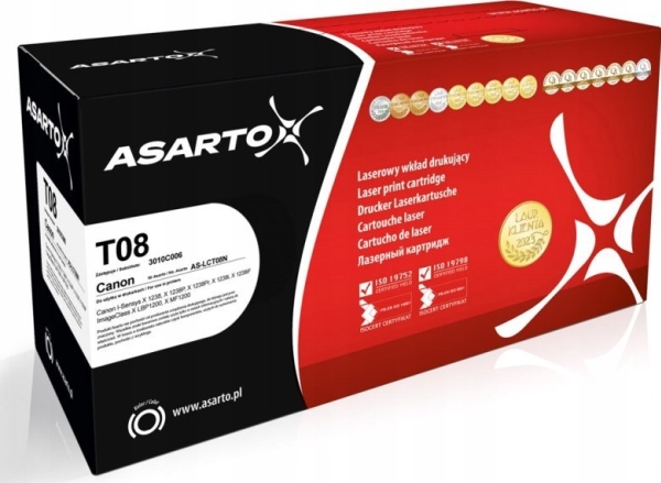 Asarto Toner Für Canon T08 | 3010C006 | 11000 Seiten | Black