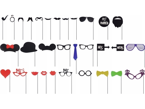 Loveinstant Props Requisiten 31 Designs Lustig Lustig Für Photo Booth Fotos