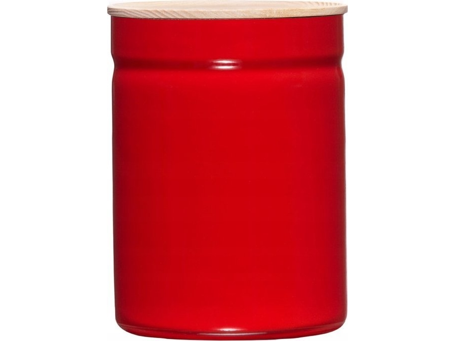 Riess RIESS - Køkkenbeholder med trælåg 2,2l Frisk tomat