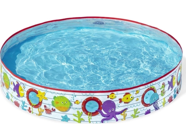 Bestway 55029 FILL 'N FUN WATERCRAFT POOL MED VINDUER 152 cm x 25 cm