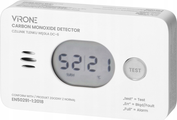 ORNO KOLMONOXID-SENSOR 2xAA | EL Artiklar - Rörelsesensor & skymningsrelä - Sensor | GameStuff