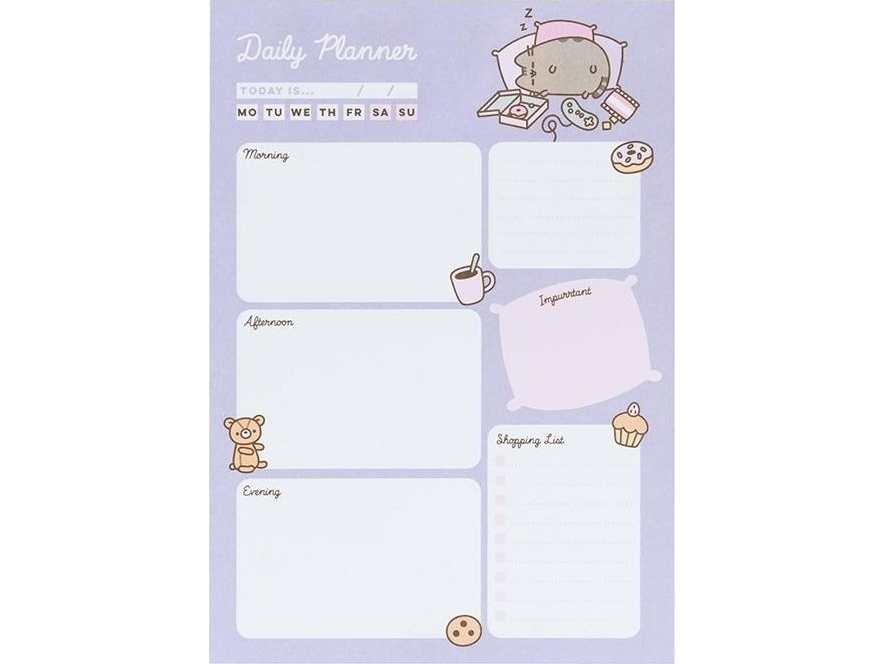 Pusheen Pusheen - Dagsplanlægger fra Moments-kollektionen 54 sider A5