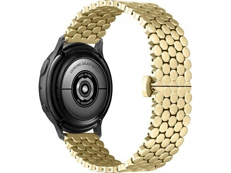 Beline Beline Uhrenarmband 20Mm Metall Wabe Gold /Gold Box