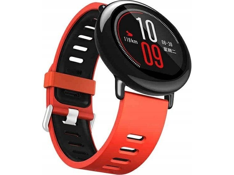 Beline Beline Uhrenarmband 20Mm Double Color Silikon Rot/Schwarz Box