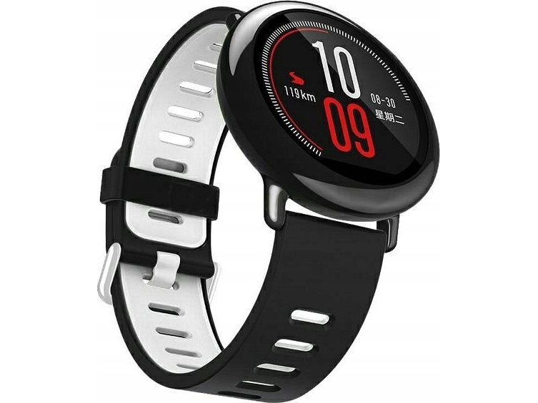 Beline Beline Pasek Watch 22Mm Double Color Silicone Czarno-Biały Black/White Box