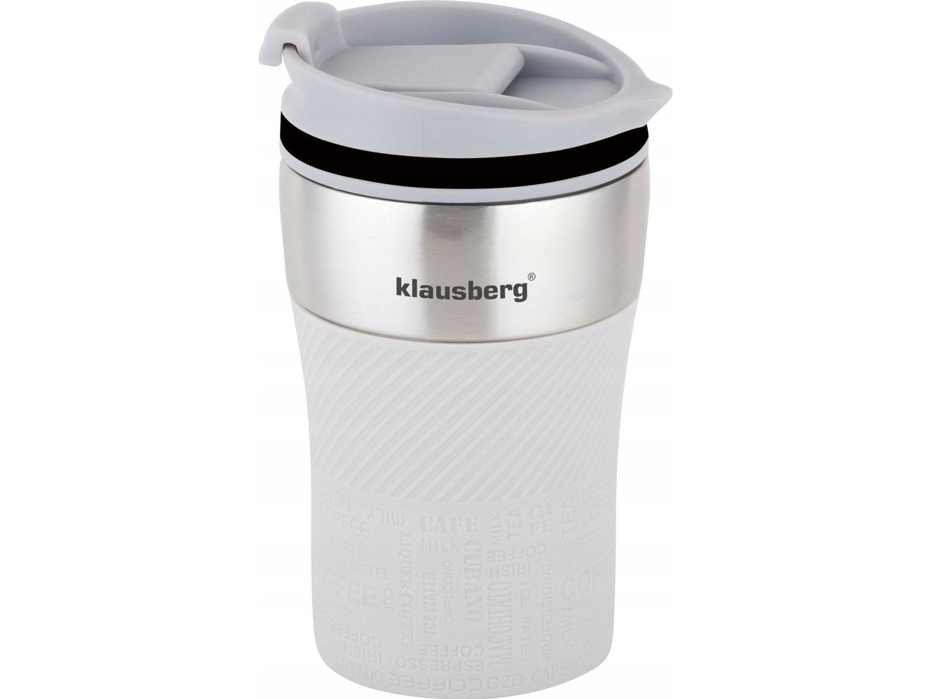 Termokop Med Silikonebånd 280 Ml, Klausberg Kb-7624, Beige