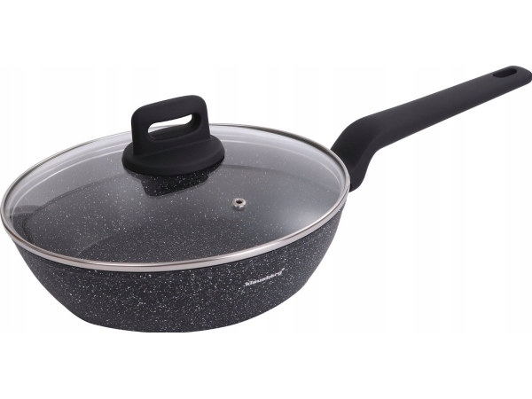 Klausbergin marmoroitu paistinpannu kannella KLAUSBERG 24cm KB-7666