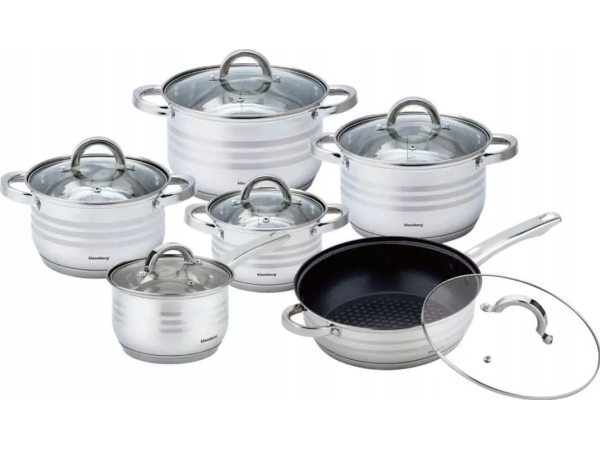 Klausberg Kochgeschirr-Set 12-Teilig Klausberg Kb-7698