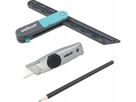 Wolfcraft Set Zum Verlegen Von Vinylpaneelen, 3-Teilig