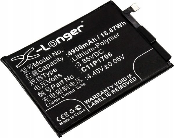 Batteri Cameron Sino Genopladeligt batteri Type 0b200-02870200 C11p1706 Til Asus Zenfone Max Pro M1 / M2 / Zb602kl / Cs-aum100sl