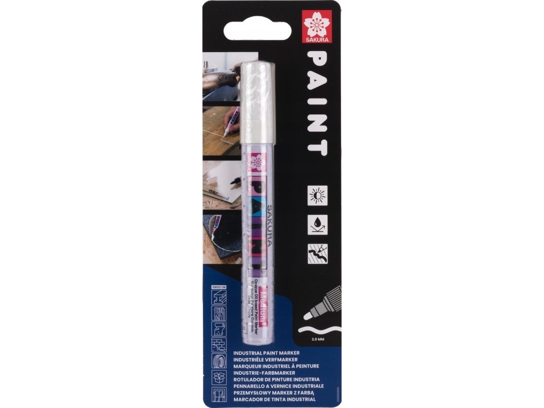 Sakura Marker Paint With Medium Tip, White