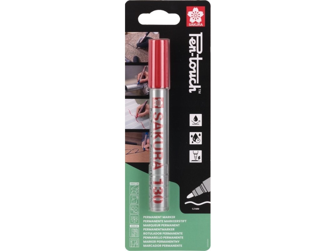 Sakura Pen-Touch Marker 130 Rød, Sakura