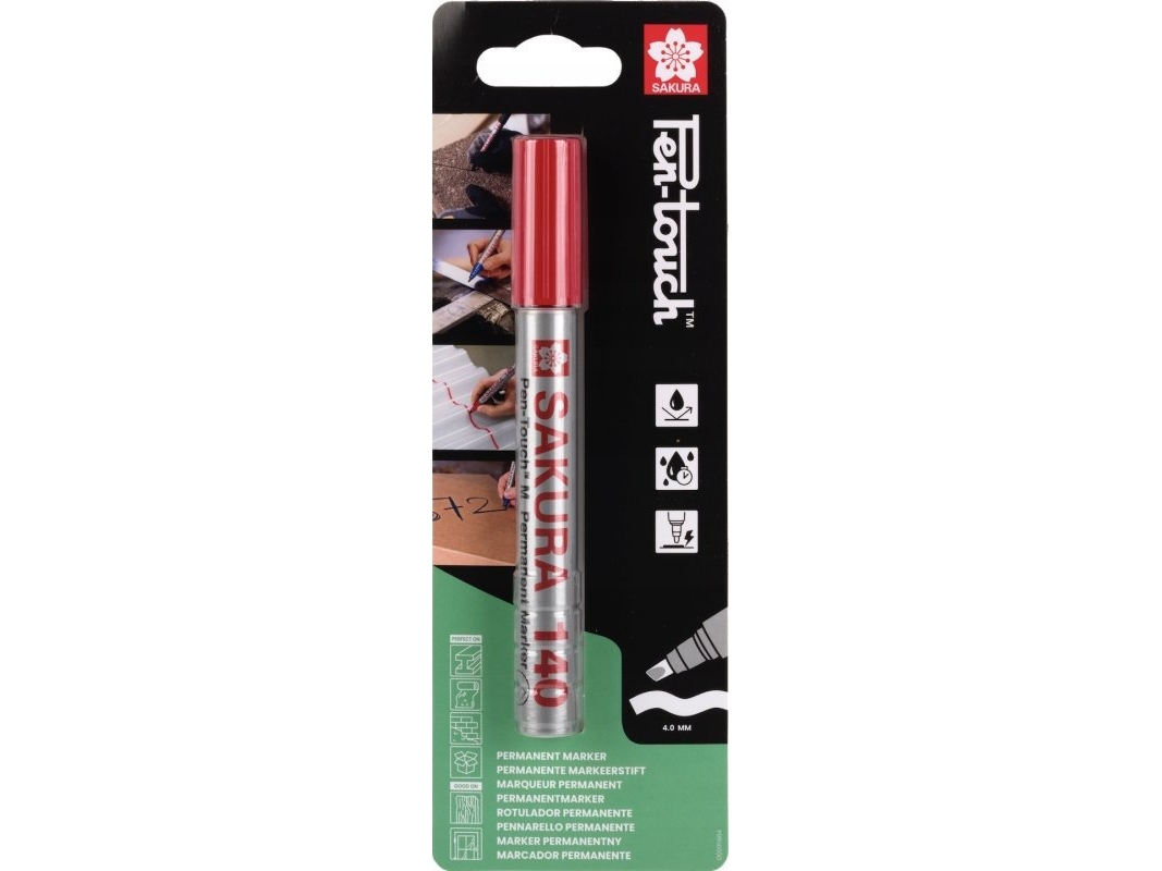 Sakura Pen-Touch Marker 140 Rød, Sakura