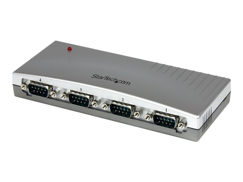 Startech.Com 4 Port Usb To Serial Rs232 Adapter - Db9m - Rs232 Extension - Serial To Usb (Icusb2324) - Seriel Adapter - Usb - Rs-232 X 4