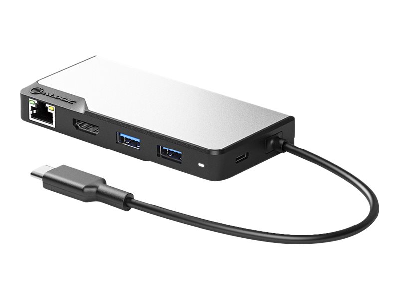 Alogic Usb-C Fusion Max 6-In-1 Hub V2 - Dockingstation - Usb-C 3.1 Gen 1 - Vga, Hdmi - 1Gbe