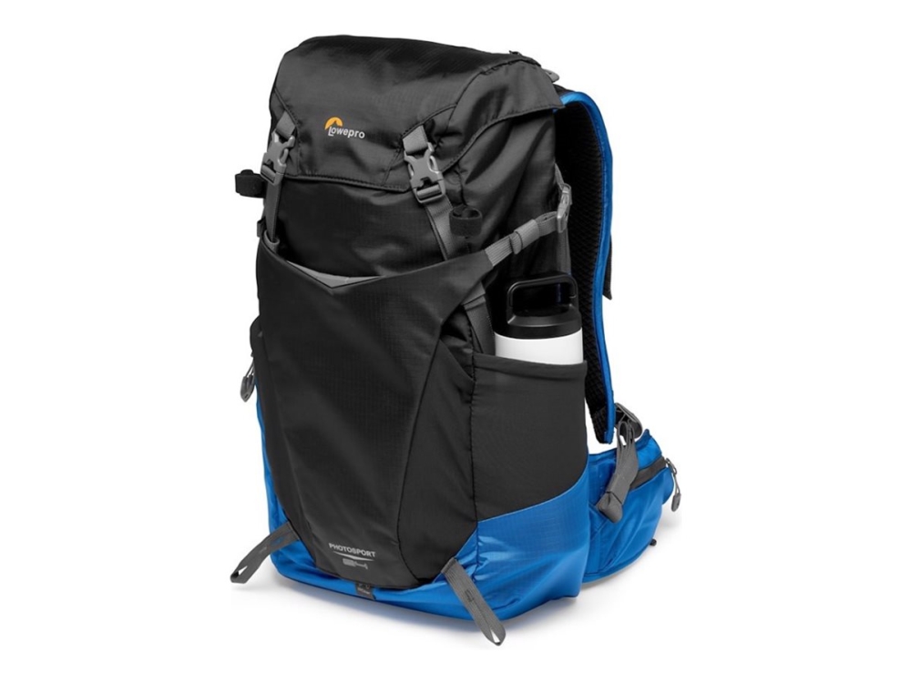 Lowepro PhotoSport Outdoor Backpack BP 24L AW III, Reppu, Mikä tahansa tuotemerkki, Olkahihna, Musta, Sininen