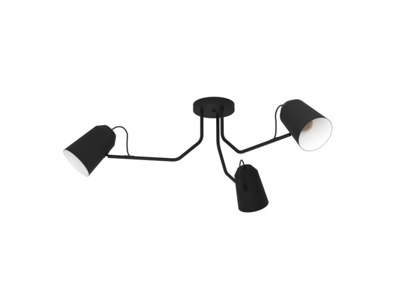 Eglo Loreto, 3 Glühbirne(N), E27, Ip20, Schwarz, Weiß