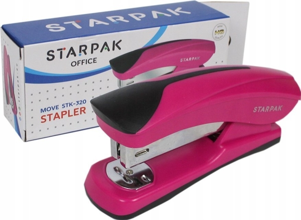 Starpak Heftgerät 20K 24/6 26/6 Roz Stk-320 Pud 12/96