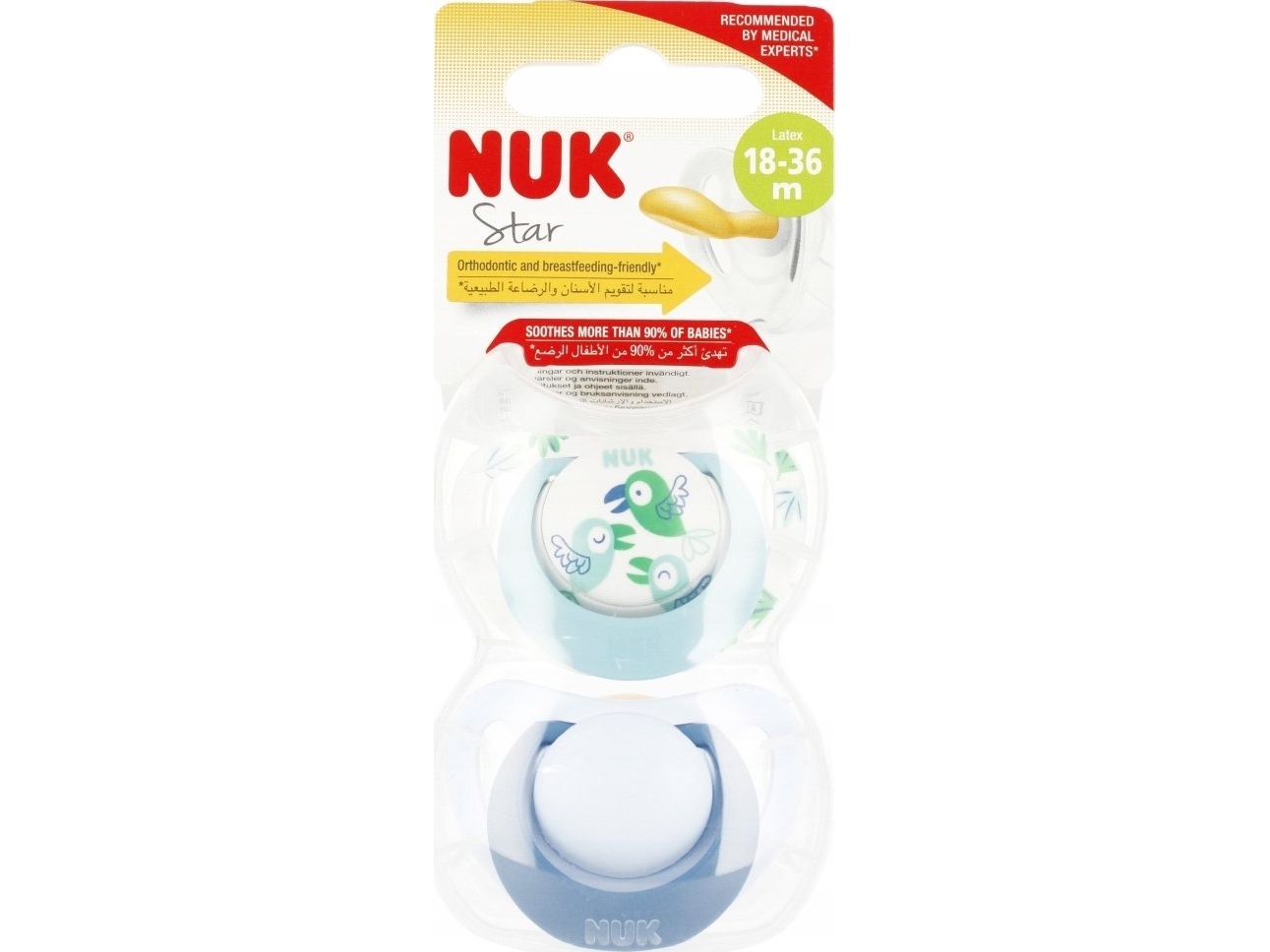 Nuk Sut Usp 2 Stk 18-36 Mdr. Star 10737046 1/6