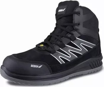 Sicherheitsschuh/Schnürstiefel Bis Zum Knöchel T6v, Veloursleder, Größe 40, S1 Kategorie, Mit Einlegesohle