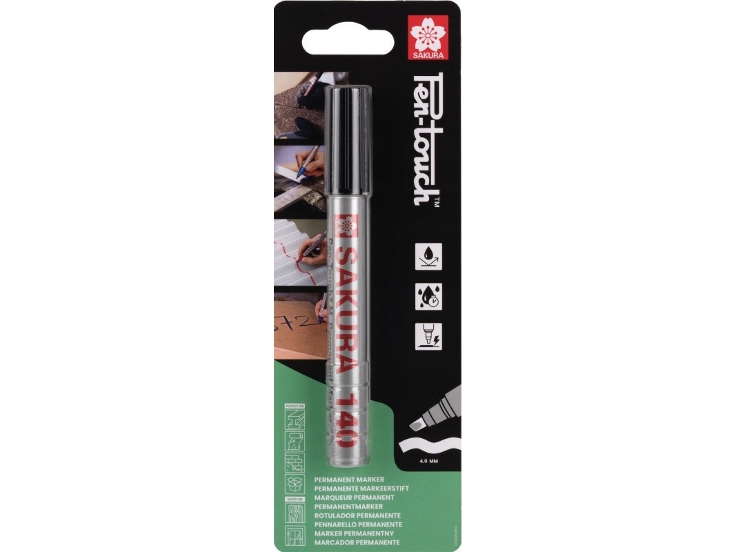 Sakura Marker Pen-Touch 140 Sort, Sakura